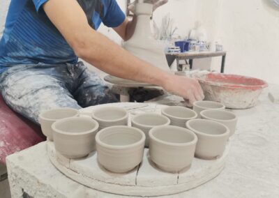 pottery making