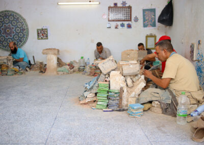 Fes pottery workshop