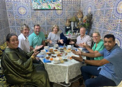 dinner with a local family in fes