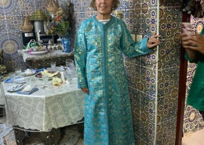 visiting a local family in Fes