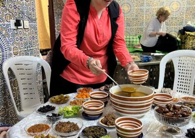 taste Moroccan Harira with alocal family in fes