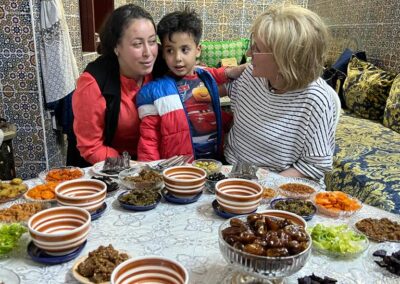 experience with local family in fes