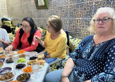 meal with a local family in morocco